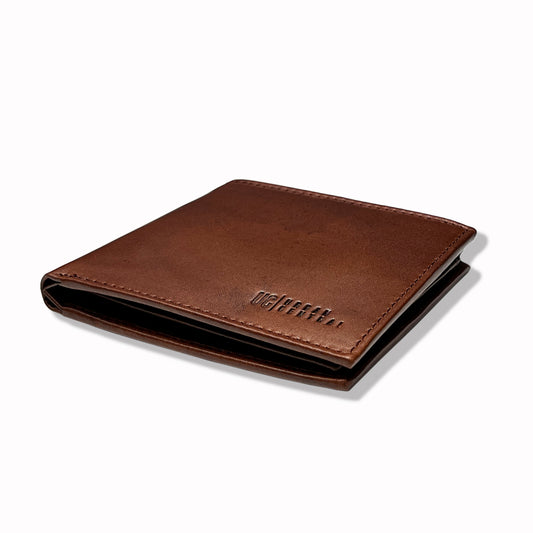 Mens Classic Wallet, Big & Slim, Handcrafted, Large Capacity Total 14 Slots with 2 ID Window (Vintage Brown)